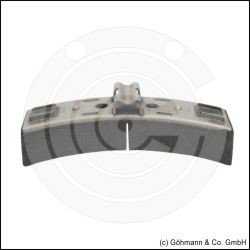 Bremsklotzsohlen 560/320 x 60 mm COSID Bremsklotzsohlen 560/320 x 60 mm COSID