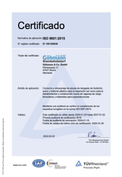 DIN ISO 9001:2015