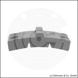 Bremsklotzsohlen 560/320 x 60 mm mit Dehnfuge